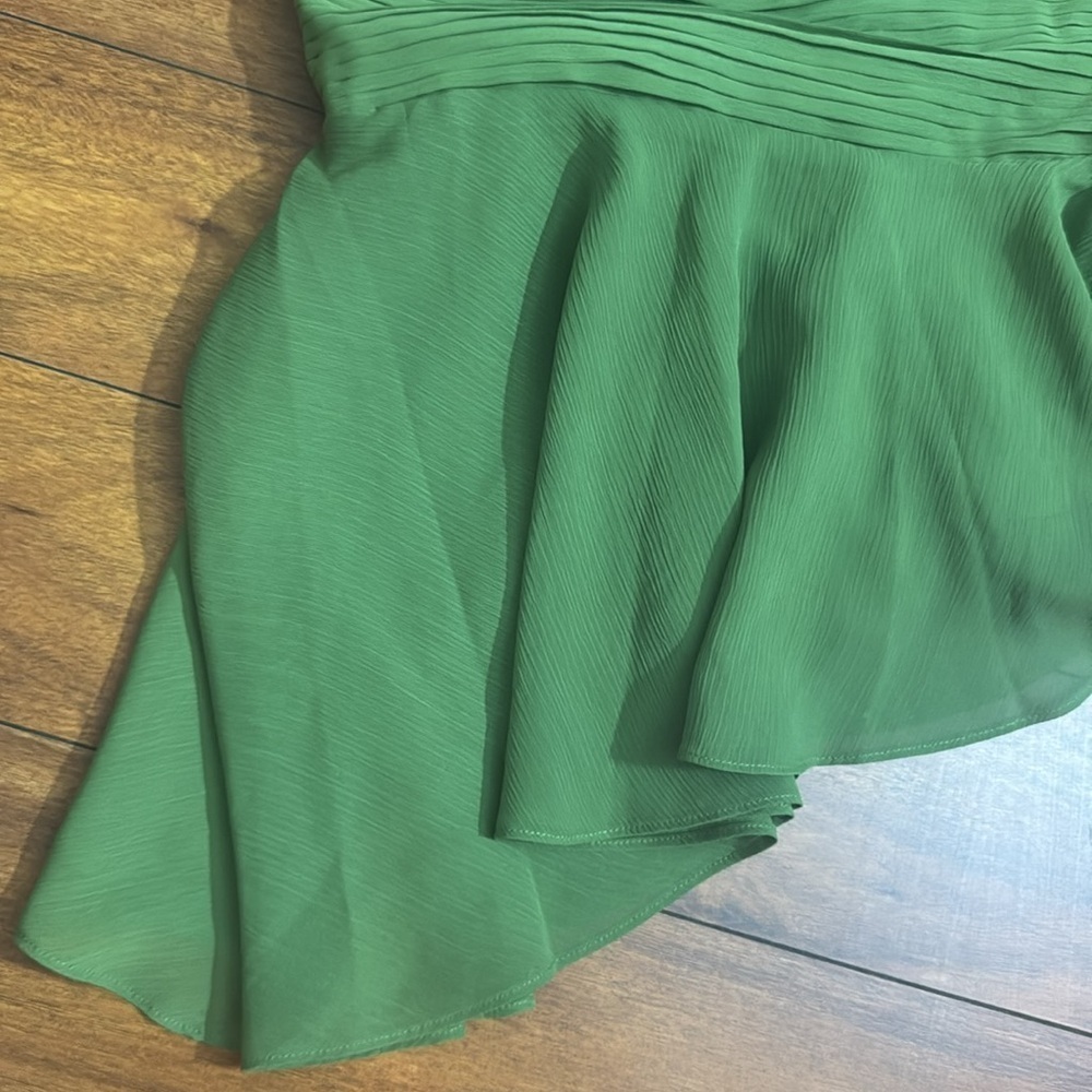 Parker olive green NWT cute top SZ 10 - Picture 3 of 8